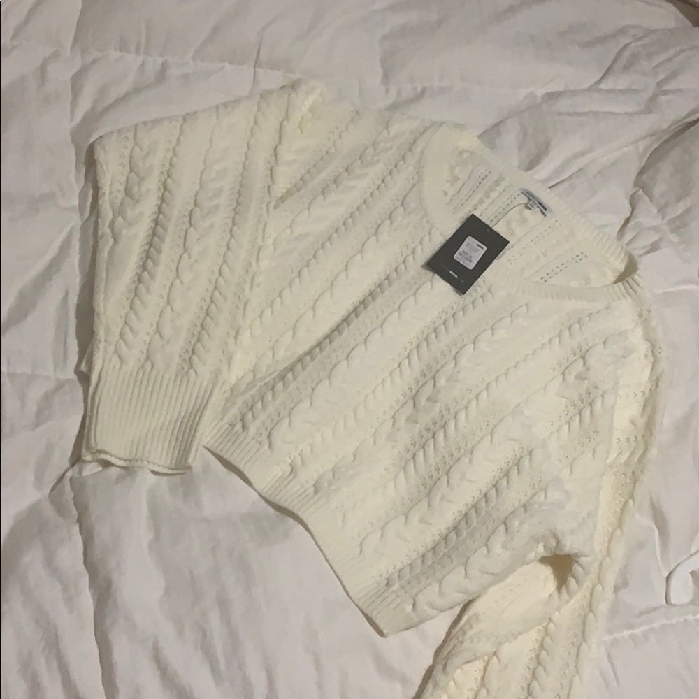 Sweater Crop top